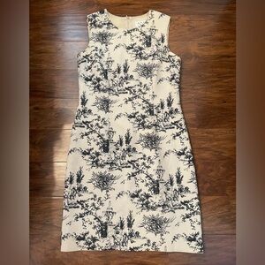 Vintage David Meister Linen Blend Dress Size 6